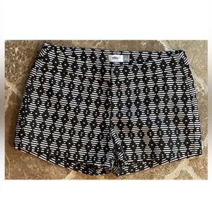 Old Navy Black and Beige Geometric Shorts